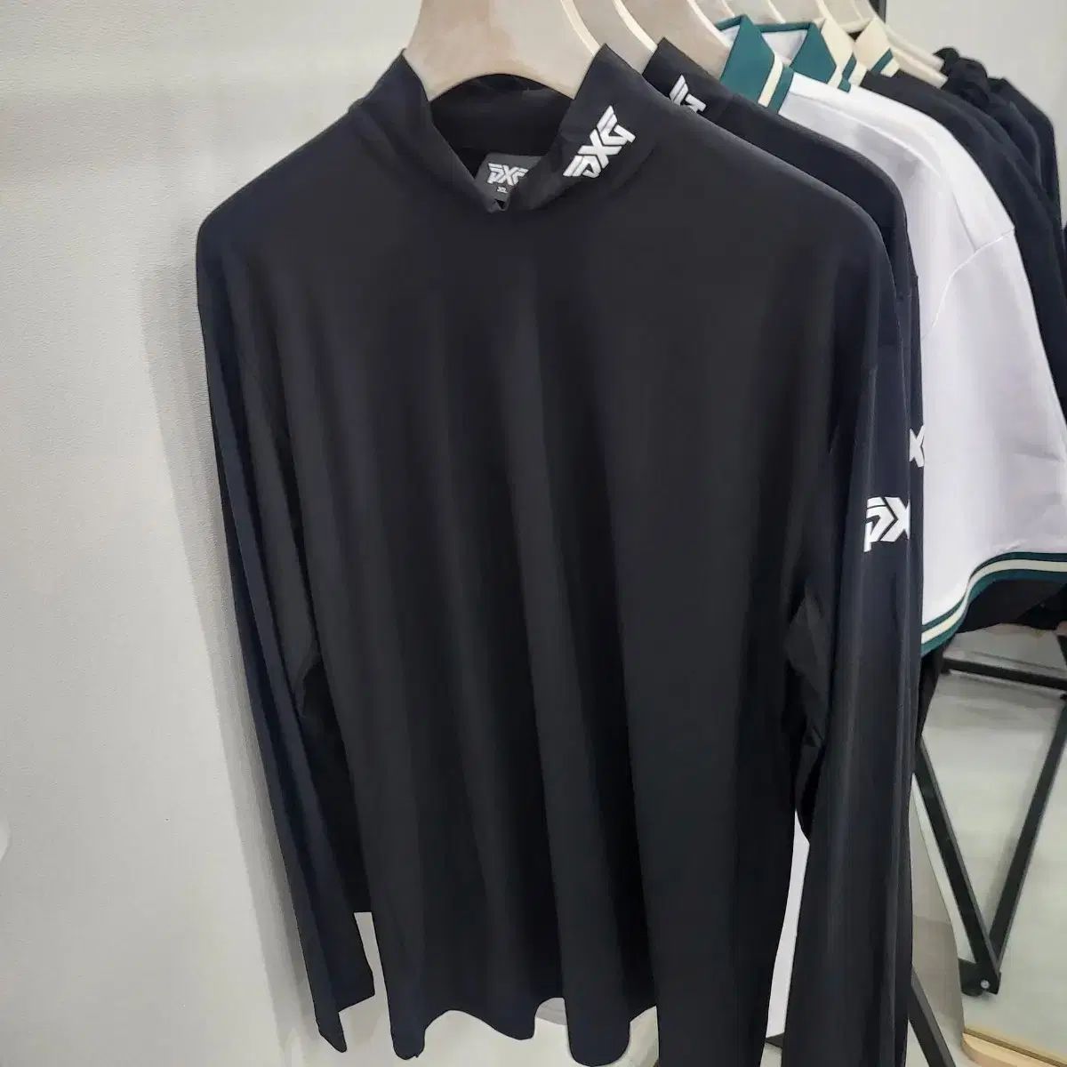 PXG ゴルフウェア メンズ 長袖Tシャツ 春秋人気 PXG ブラック ゴルフウェア 長袖 Tシャツ - メルカリ