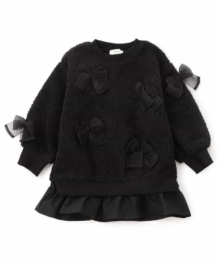 SERAPH リボンいっぱいボアワンピース　s517055