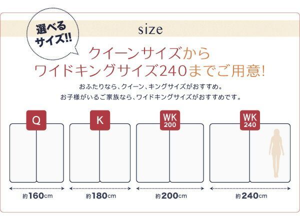 家族を繋ぐ大型マットレスベッド