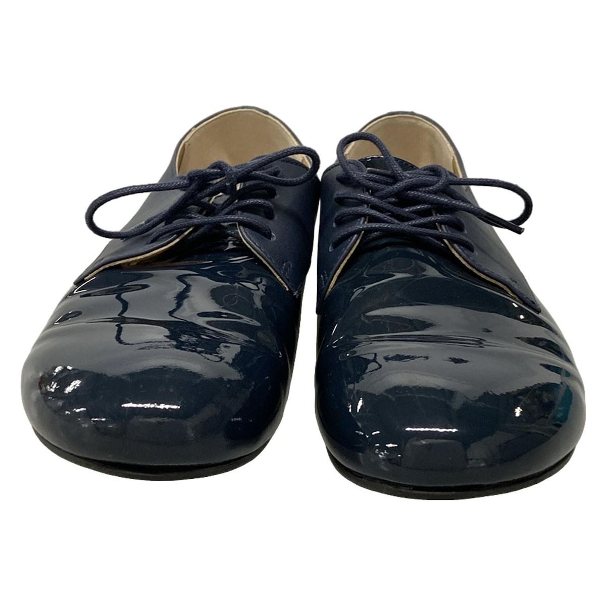 BIRKENSTOCK 革靴　ネイビー　サイズ38 BIRKEN STOCK(ビルケンシュトック) フラットシューズ 39