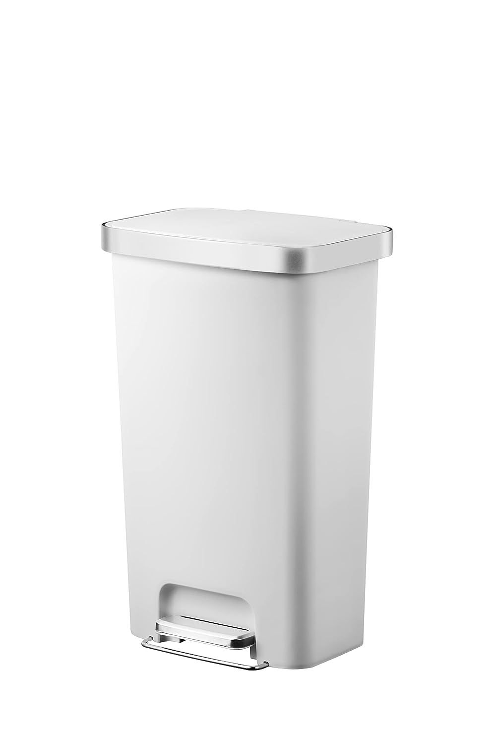 EKO ゴミ箱 ハナステップピン 45L ペダル式 (ホワイト)