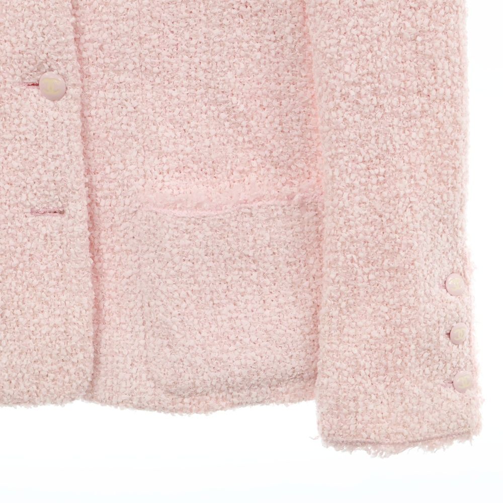 CHANEL (シャネル) ツイード ジャケット ピンク #36 ココボタン  