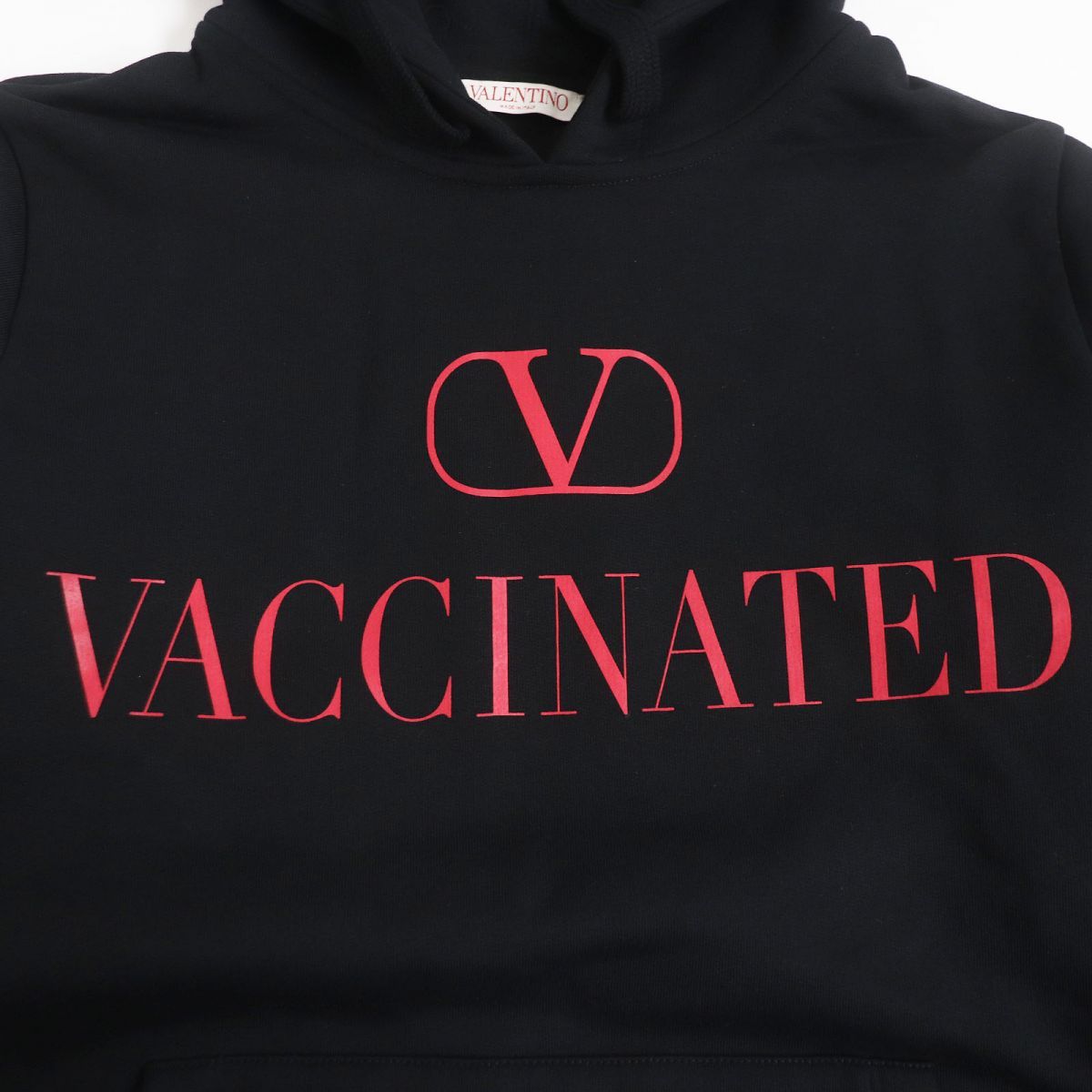 美品□21AW VALENTINO×CLONEY ヴァレンティノ クロニー VACCINATEDロゴ