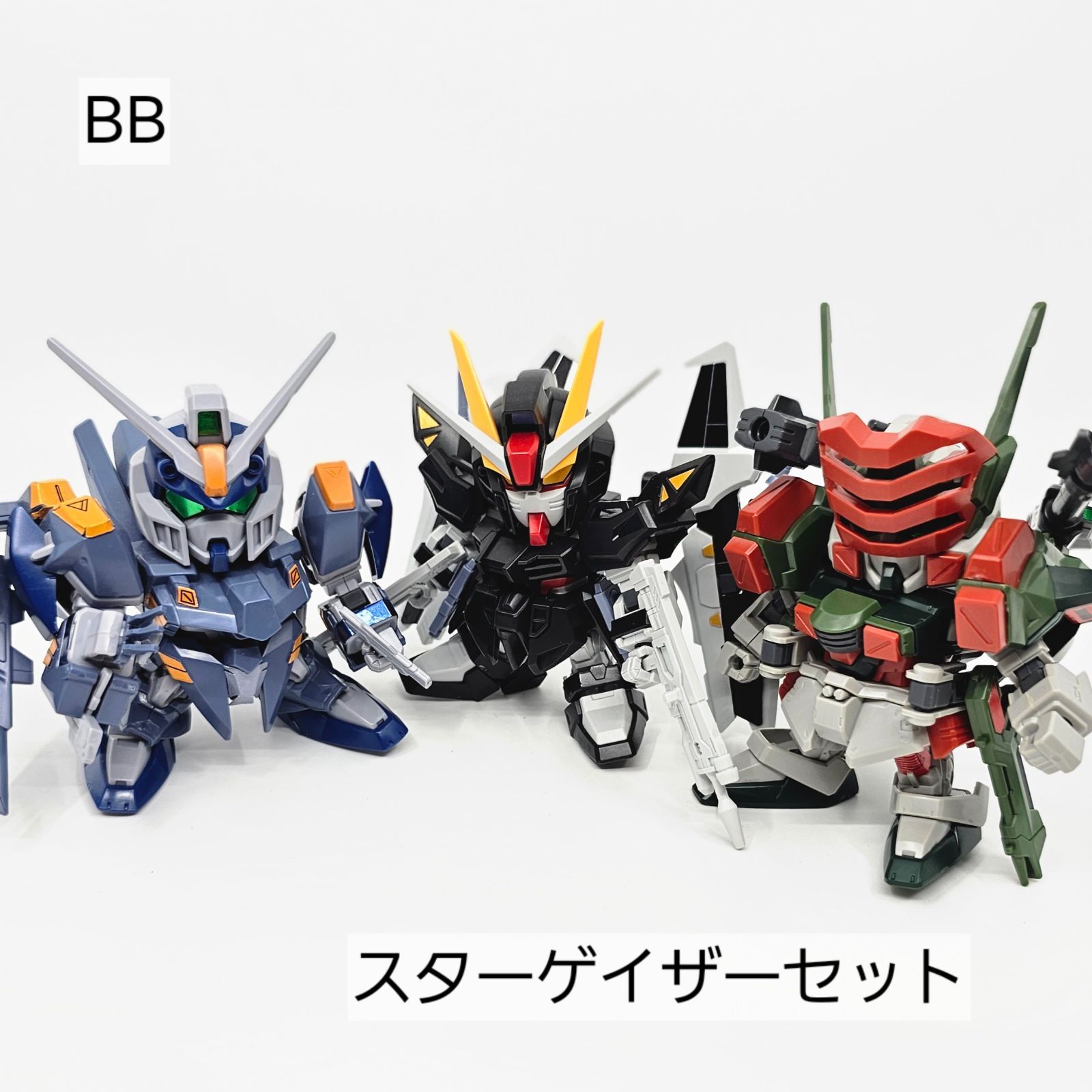 ガンプラ組立済みジャンクセット ストライクノワールガンダム スターゲイザー　等 ガンプラ組立済みジャンクセット ストライクノワールガンダム
