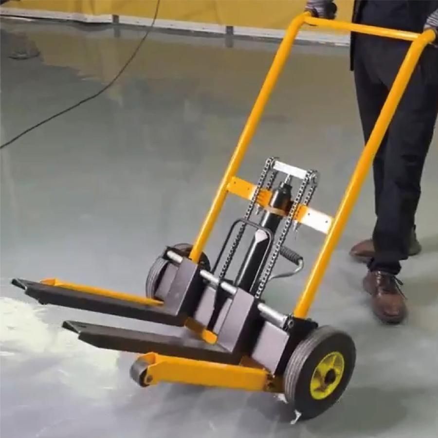 ハンドフォークリフト 最大積載200kg 折りたたみ式 フォークリフト 2199 ハンドフォークリフト 最大積載200kg 折りたたみ式 フォークリフト
