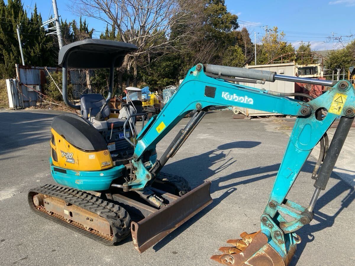 クボタ ミニユンボ U-20 油圧ショベル 操作パターン切り替え可能