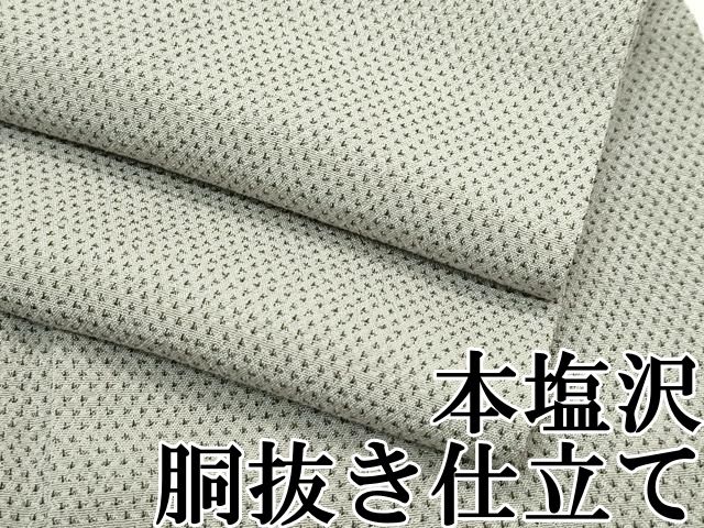 平和屋本店 上 本塩沢 胴抜き仕立て 蚊絣 CZAA2300s5