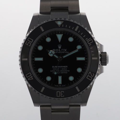 か 126697 ROLEX ロレックス 124060 サブマリーナ ブラック ステンレス