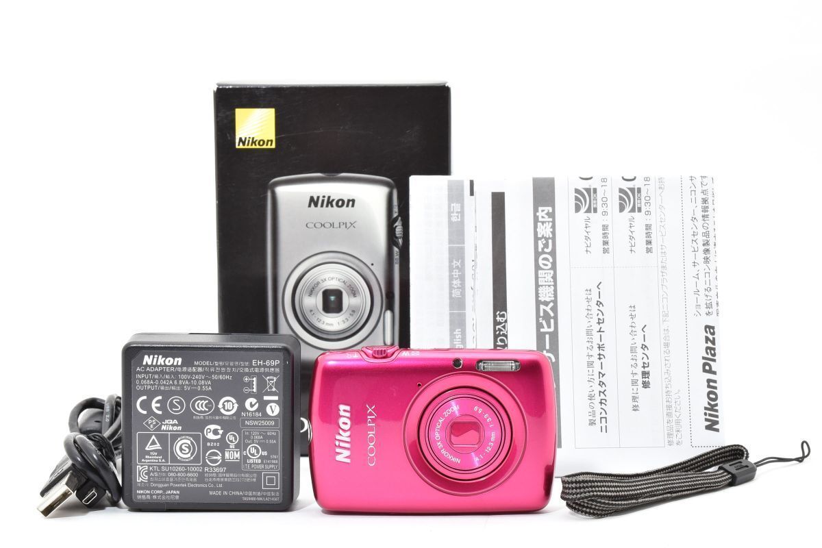 美品 Nikon COOLPIX S01 ピンク 元箱付き AYM4690#190 - メルカリ