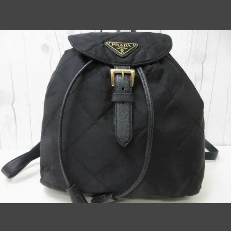 極美品 PRADA プラダ テスート キルティング ナイロンリュック