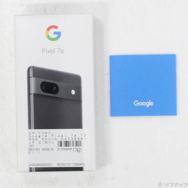 Google Pixel 7a チャコール 128 GB SIMフリー ムスビー｜SIMフリー