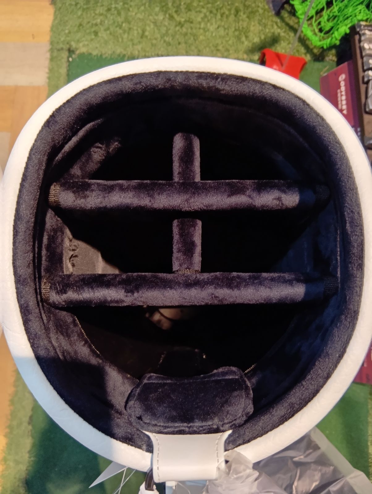 レクサス ゴルフ用 キャディバッグ スタンド式 PUレザー バック REXUS