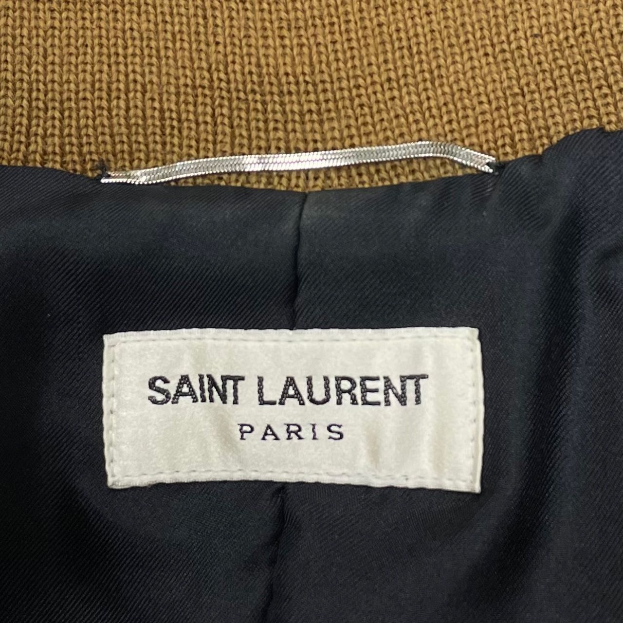 国内正規 SAINT LAURENT PARIS 14AW スエード レザー トラッパー レザージャケット サンローラン 361673 Y5GN1 42