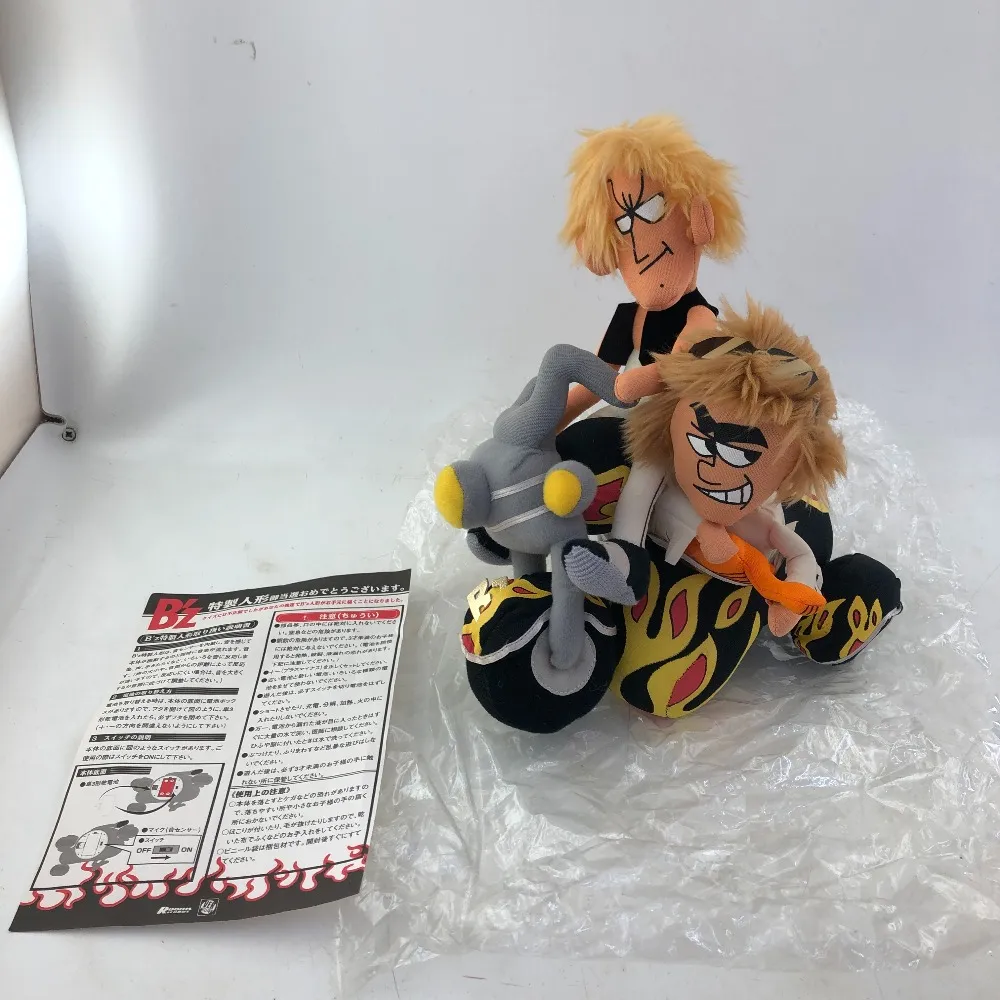 03w02041 B'z 10周年記念 非売品 特製人形 （ギター オレンジ