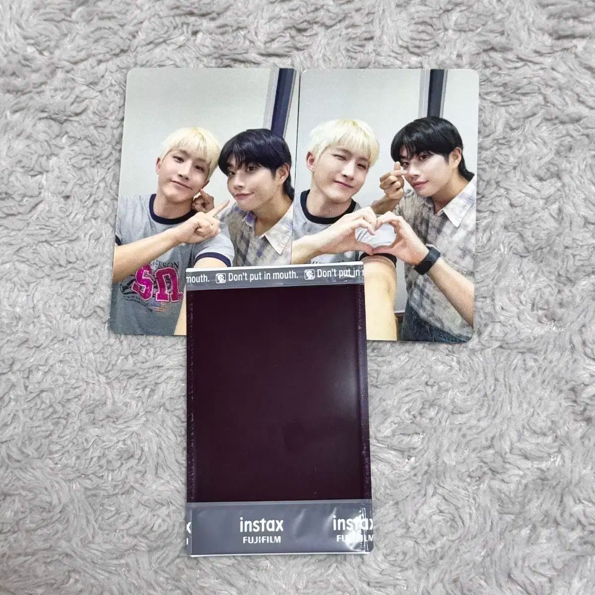 ジュニジニ サイン入りポラロイド ソウル FAN PARTY ストリーミング ユニットトレカ