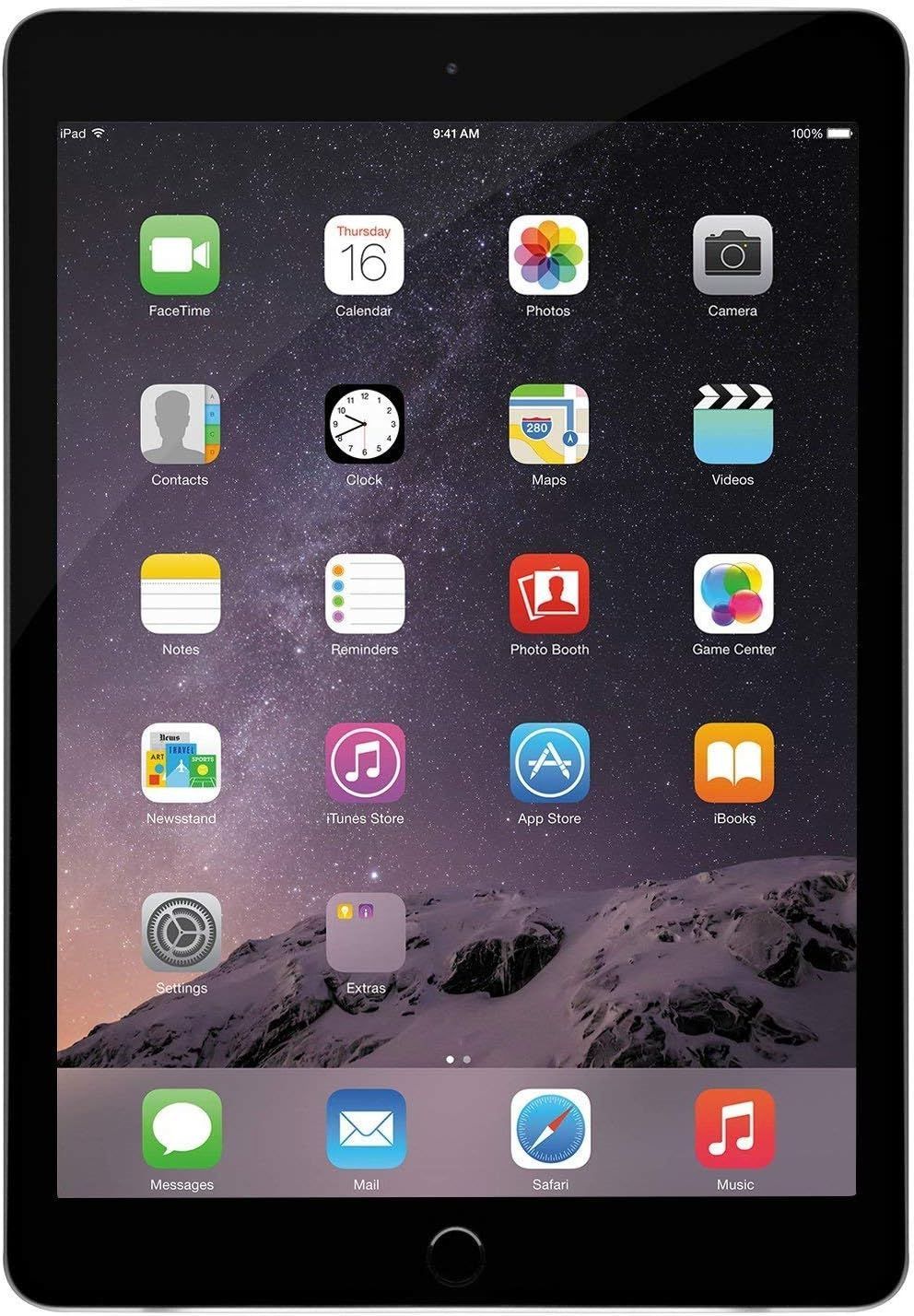 Apple iPad Air 2 Wi-Fiモデル 128GB　A1566　スペースグレイ　中古-良い　バッテリー良好