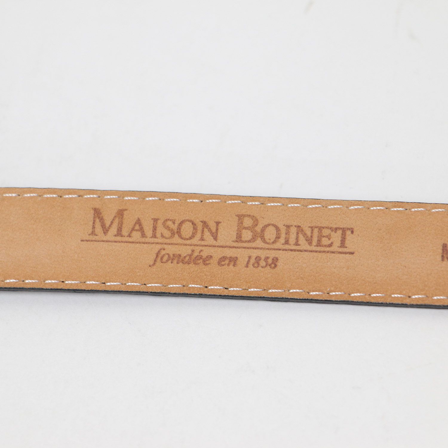 メゾンボワネ　ブラック　ベルト　80 Amazon.co.jp: Maison Boinet メゾンボワネ メンズ ベルト