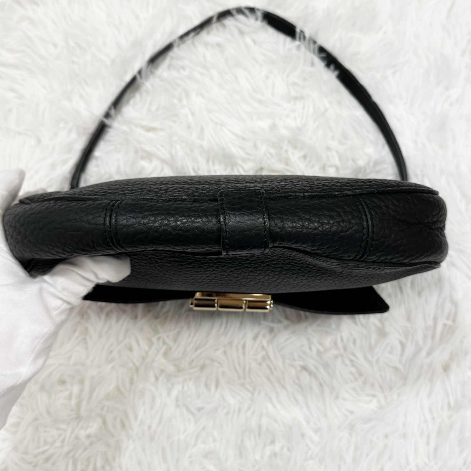 超美品！FURLA フルラ クラブ 2way ショルダーバッグ 肩がけ 斜めがけ 