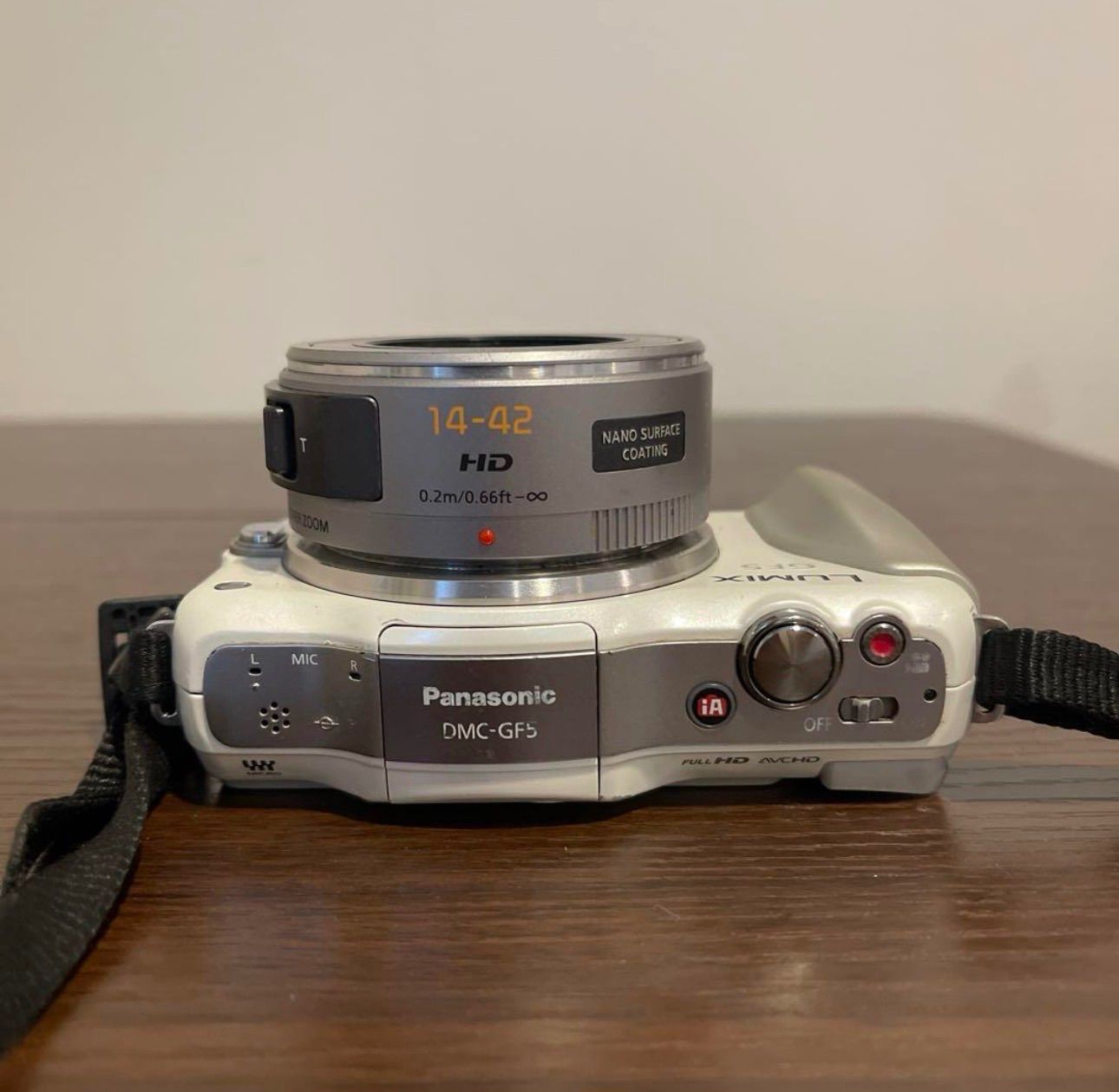 LUMIX GF5 ミラーレス一眼 ホワイト ミラーレス一眼】パナソニック