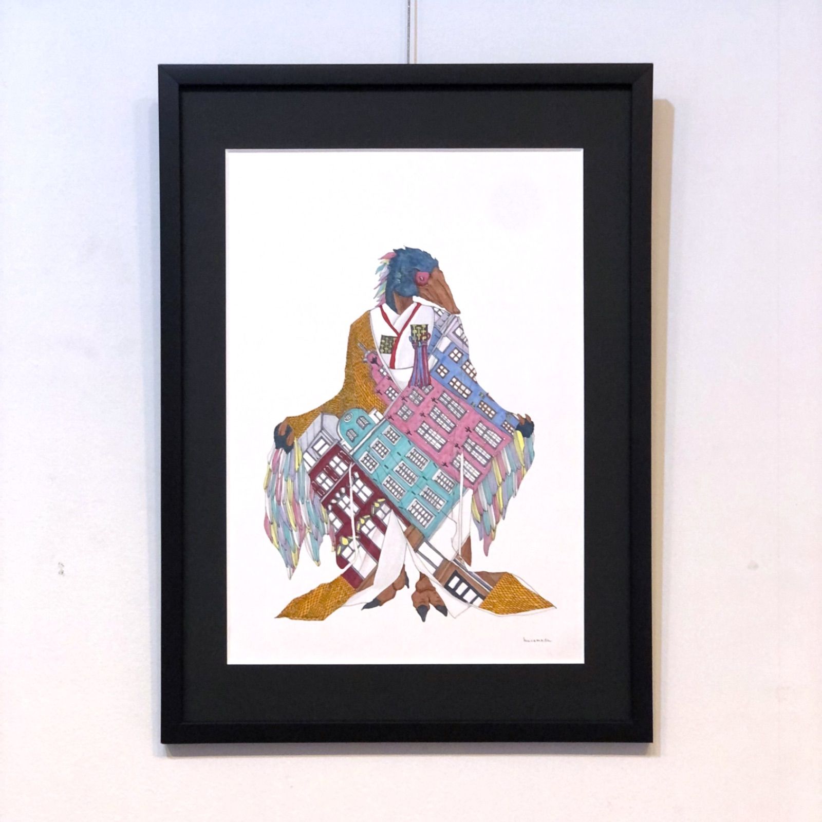 【原画】Archaeopteryx don't know the kimono. 原画】Archaeopteryx don't know the kimono.
