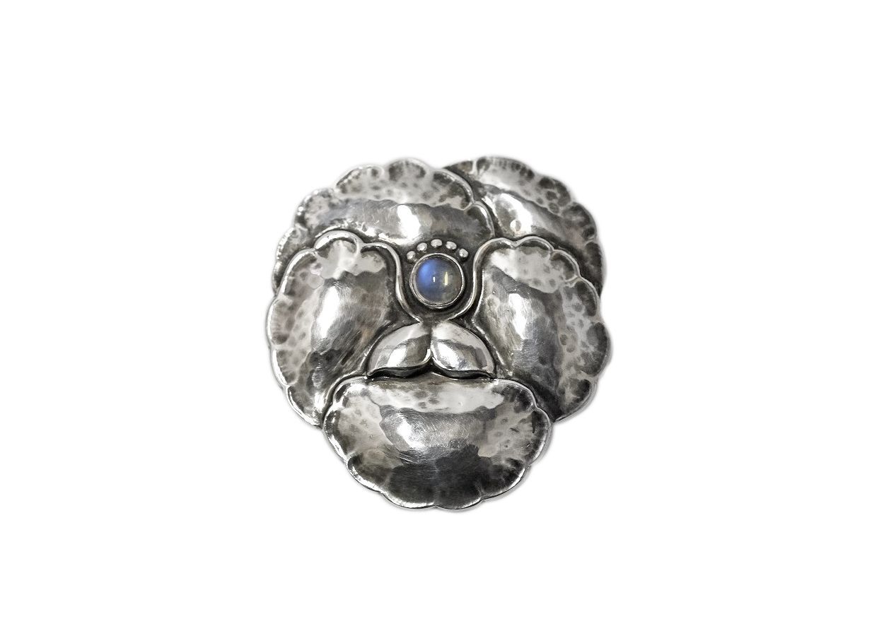 ジョージジェンセン　ムーンストーン　ブローチ　925 123 楽天市場】GEORG JENSEN ジョージジェンセン 113 ムーンストーン