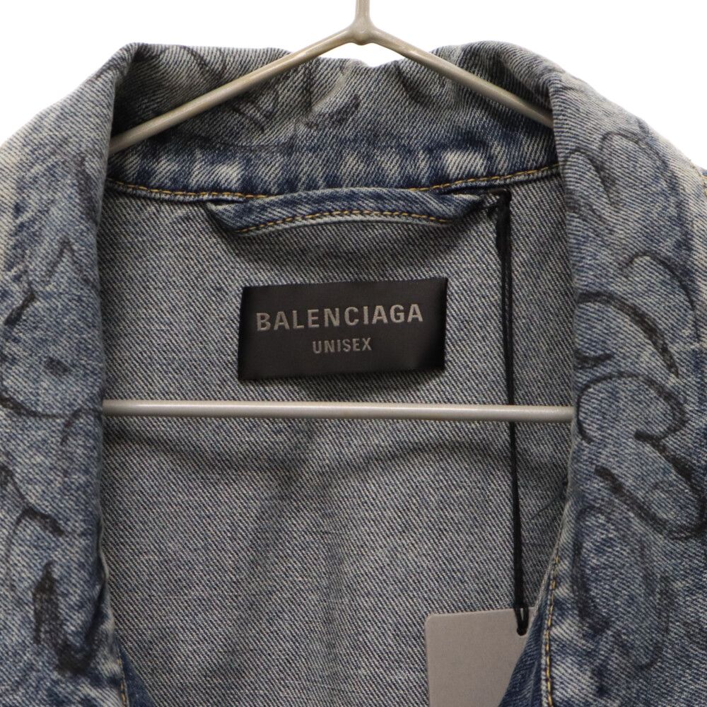 BALENCIAGA (バレンシアガ) 23AW GRAFFITI OVERSIZED JACKET IN
