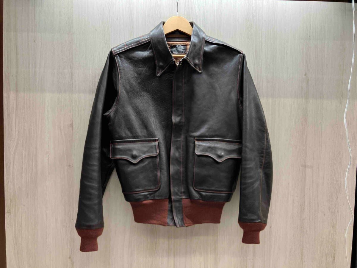 BILL KELSO MFG ビルケルソ Type A-2 30-1415 フライトジャケット 36 若干袖口リブに毛玉あり