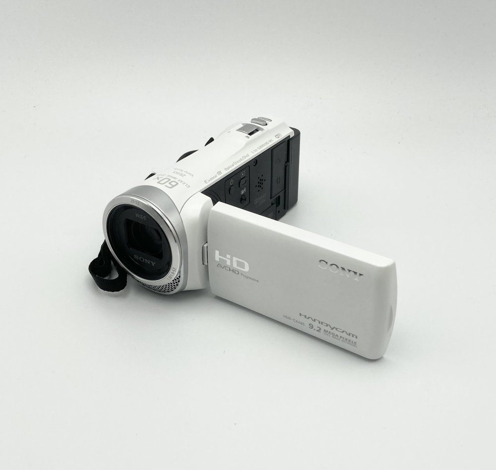 中古 SONY ビデオカメラ HDR-CX485 32GB 光学30倍 ホワイト