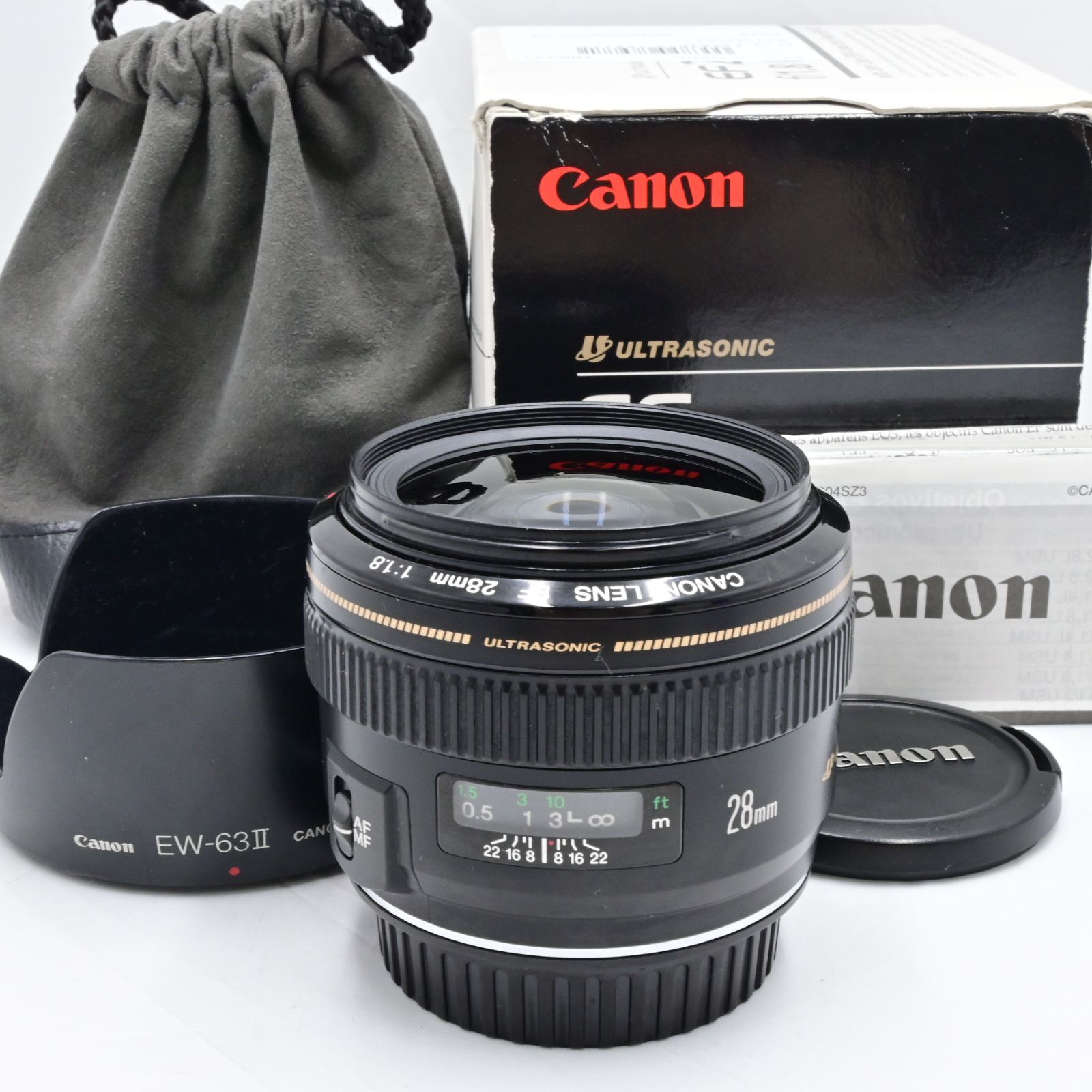 Canon 単焦点レンズ EF28mm F1.8 USM フルサイズ対応 - メルカリShops