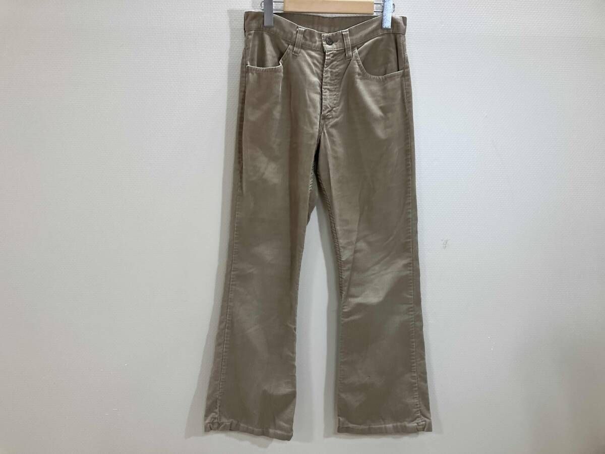 Levi s リーバイス ベージュ コーデュロイパンツ裾加工有り コーデュロイパンツ W29
