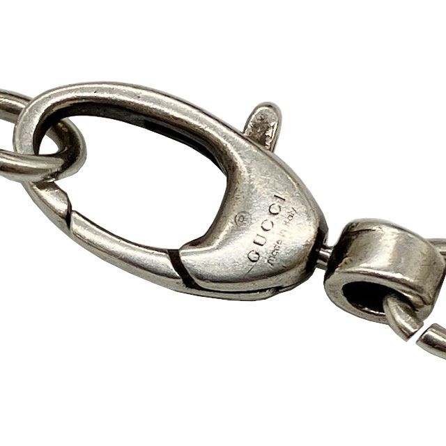 GUCCI グッチ シルバーネックレス Gモチ－フ GUCCI グッチ ネックレス ペンダント Gマーク Gモチーフ