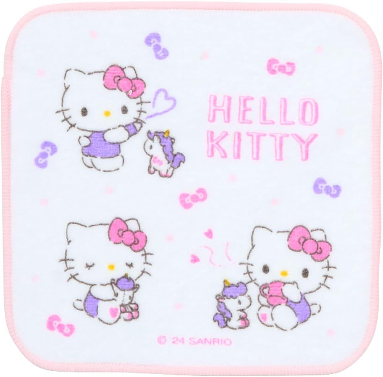 サンリオ SANRIO プチタオル4枚セット ユニコーン ハローキティ キティ
