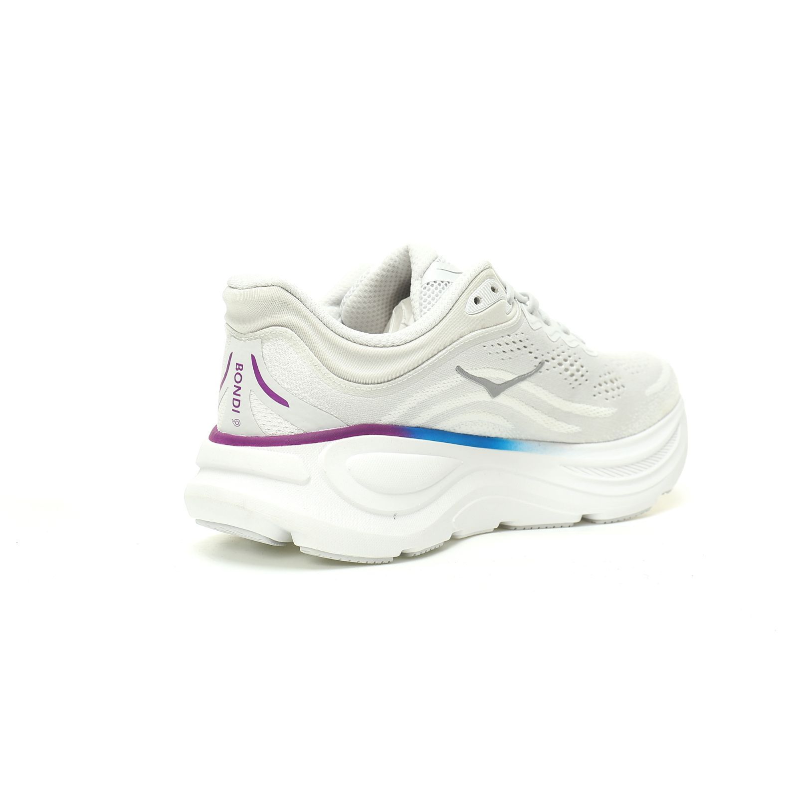 ホワイトニング 新品未使用 HOKA One One Bondi 9 Low ホワイト/ブルー/パープル