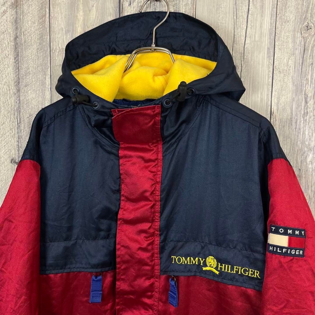 もりよし★トミーヒルフィガー ジャンパー90s？ トミーヒルフィガー 90s オールド フラッグタグ ダウン