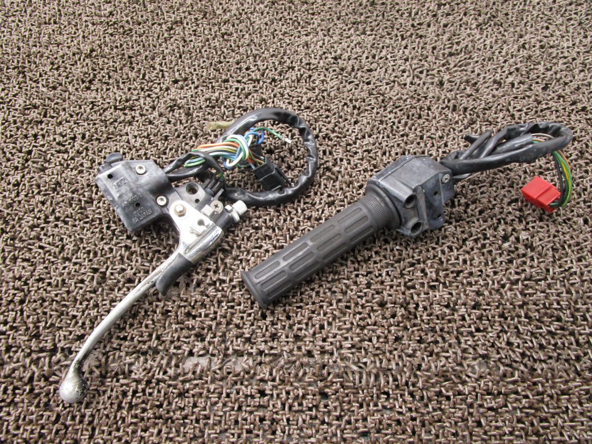 シルクロード ハンドルスイッチ 左右 スロットル レバー ●A5798 L250S ホンダ L250SE Silk Road キャブ車