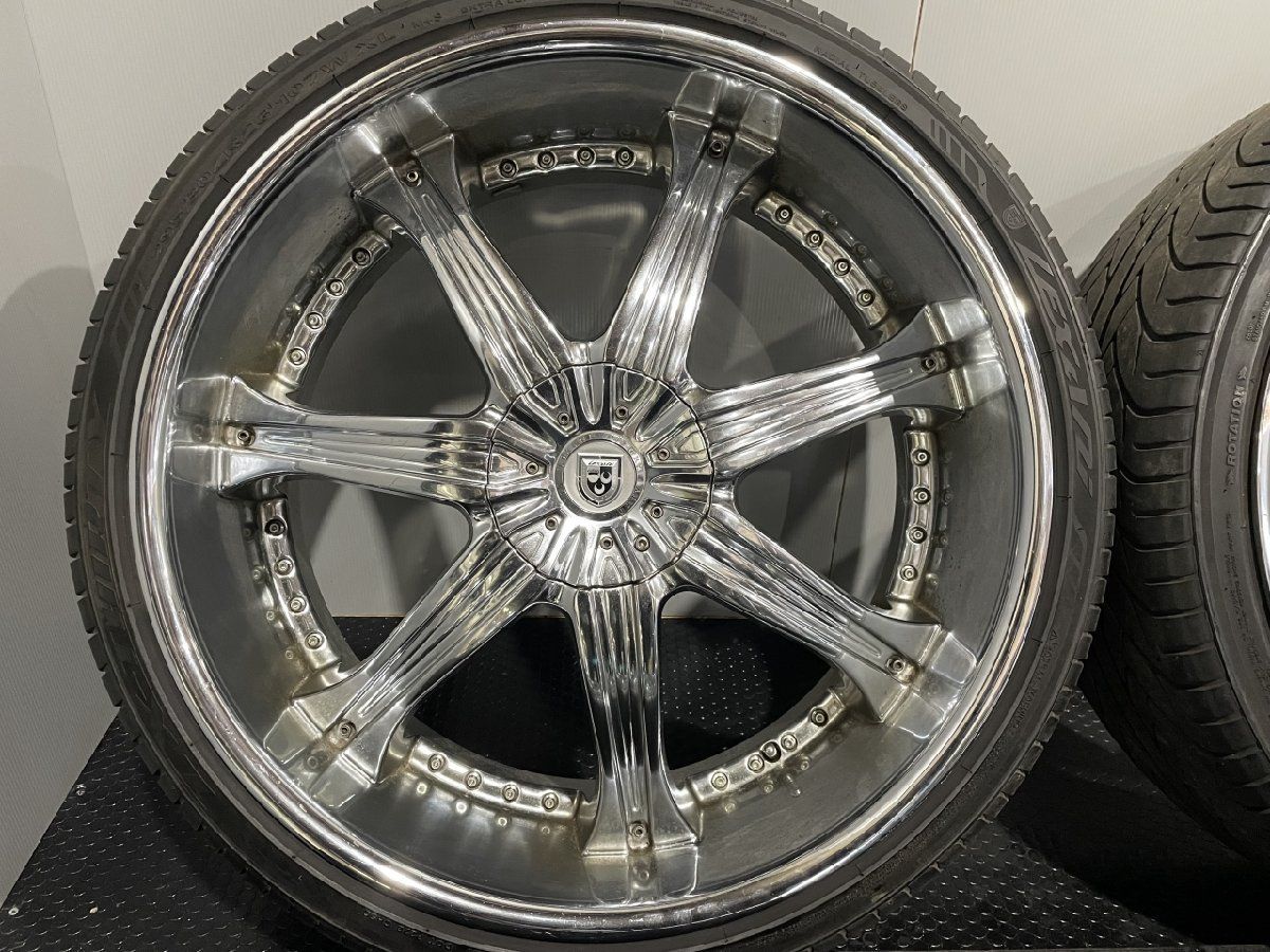 【LEXANI LX-THIRTY 295/30ZR26】夏タイヤ【LEXANI 26インチ 10J5HPCD150+5】バリ溝 ランクル タンドラ セコイア等　(MTE419MY) Lexani LX-Thirty All Season 295/30R26 107W XL Passenger Tire