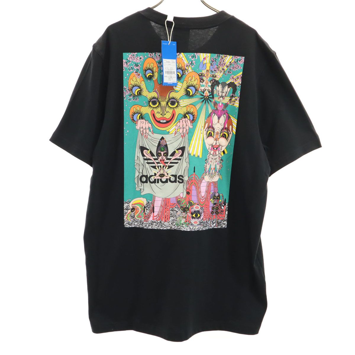 【古着】Adidas 田名網敬一 ジャージ M ブラック 古着】Adidas 田名網敬一 ジャージ M ブラック