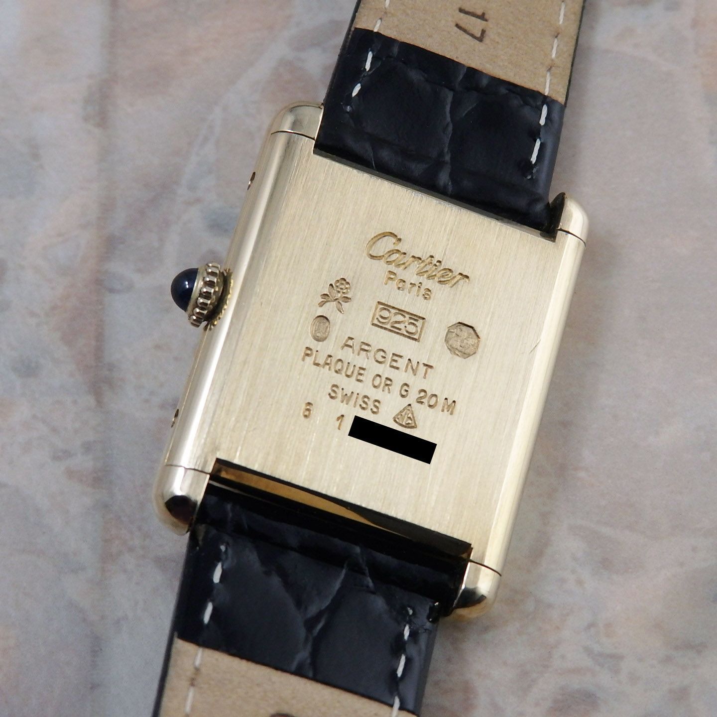 カルティエ マストタンク LM Cartier Tank 手巻き式 ヴィンテージ時計