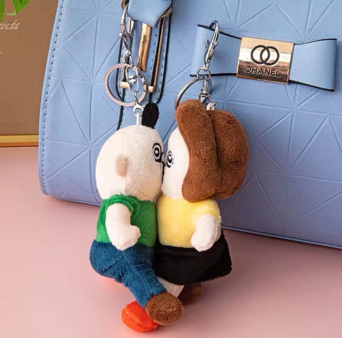 パンパンイ ペア 仲良し磁石付き ぬいぐるみキーホルダー | Shop at