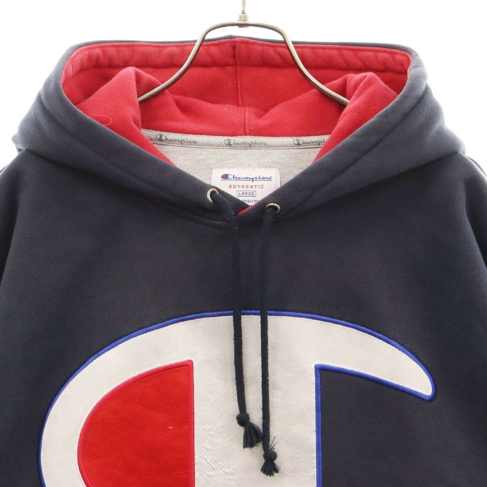 SUPREME (シュプリーム) 17SS Champion Satin Logo Hooded Sweatshirt