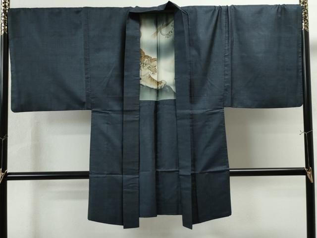 平和屋着物○男性 本場大島紬 アンサンブル 100亀甲 総詰め キング