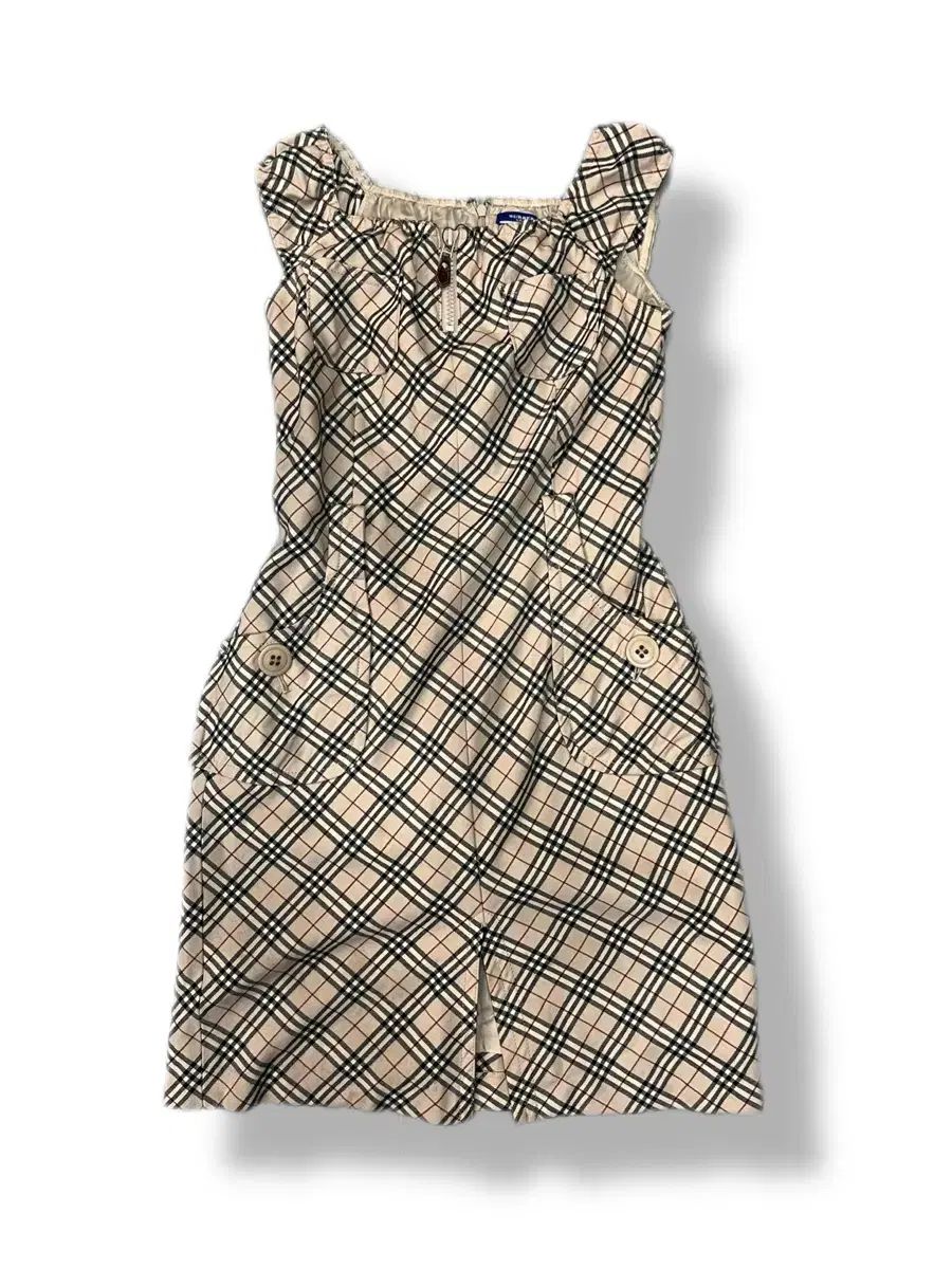 バーバリー　8y128cm チェック柄ノースリーブワンピース バーバリー ノースリーブワンピース バーバリー 8y128cm