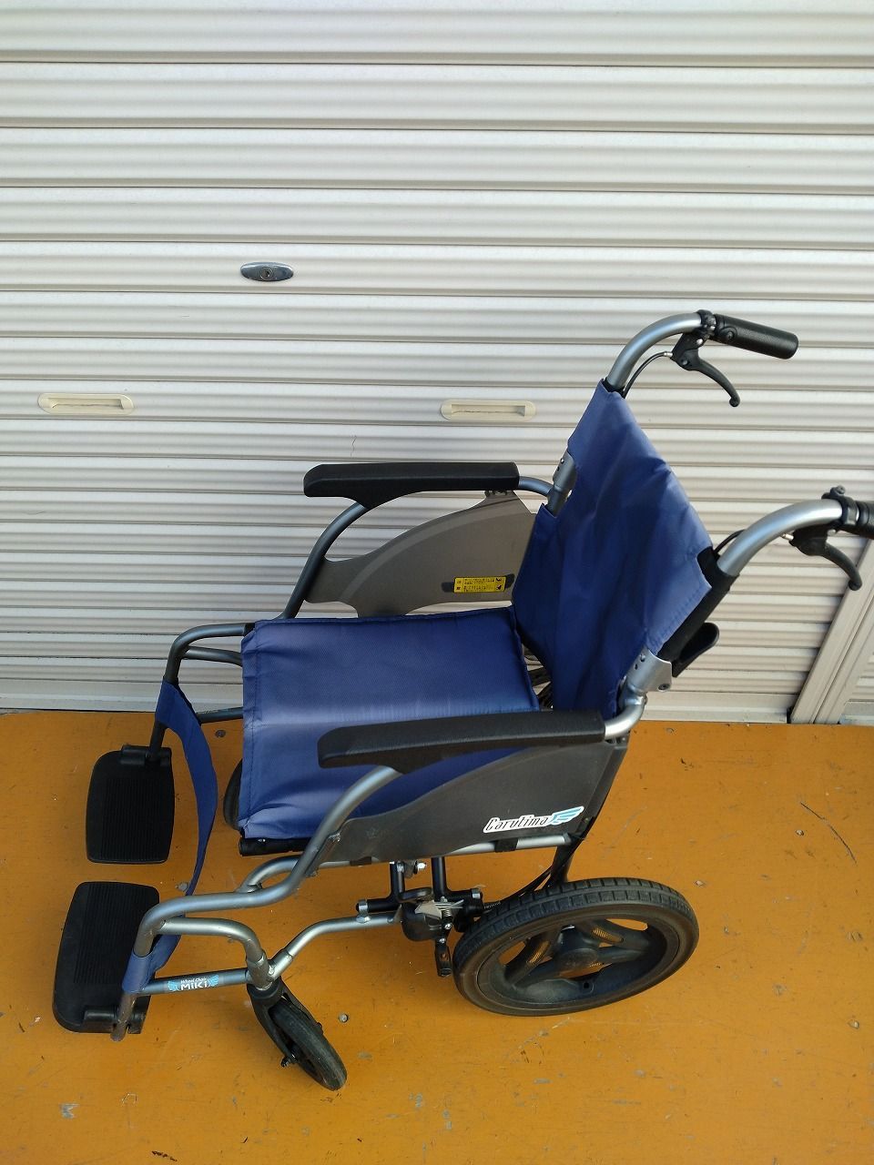 KM-25-0128-07 ミキ|MiKi 車いす 折りたたみ 軽量 CRTシリーズ カルティマ 標準 介助型 CRT-6
