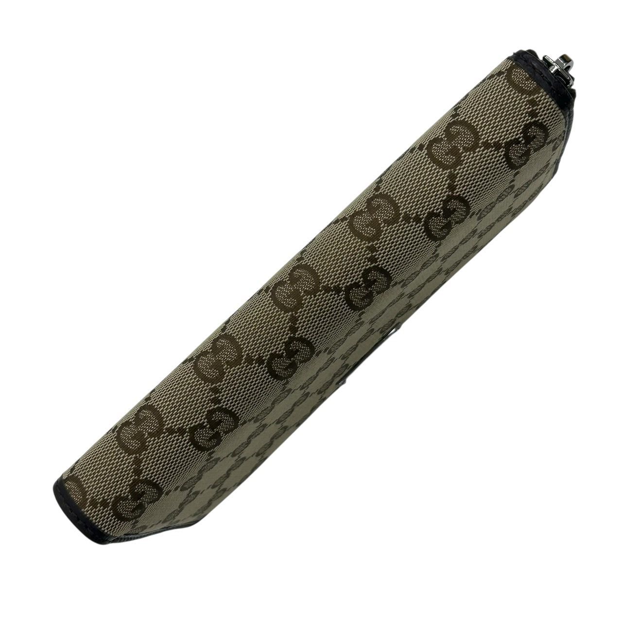 GUCCI グッチ ラウンド 長財布 307980 2184 GG柄 キャンバス ユニ 