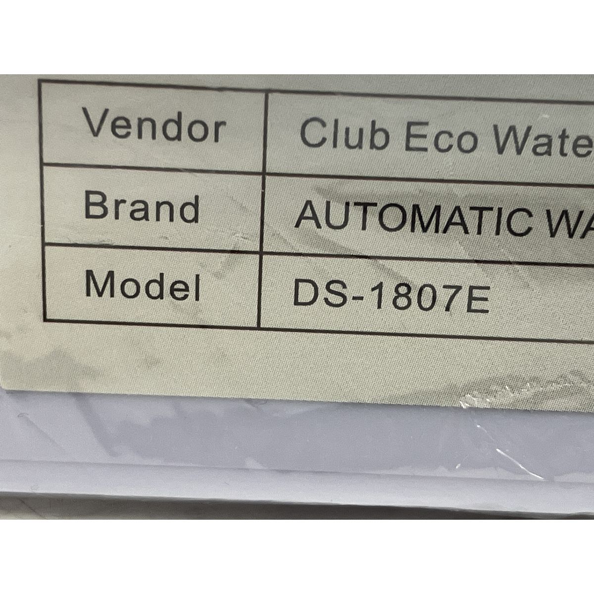 未使用品　Club Eco Water DS-1807E ウォーターサーバー Club Eco Water DS-1807E ウォーターサーバー 家庭用 箱なし