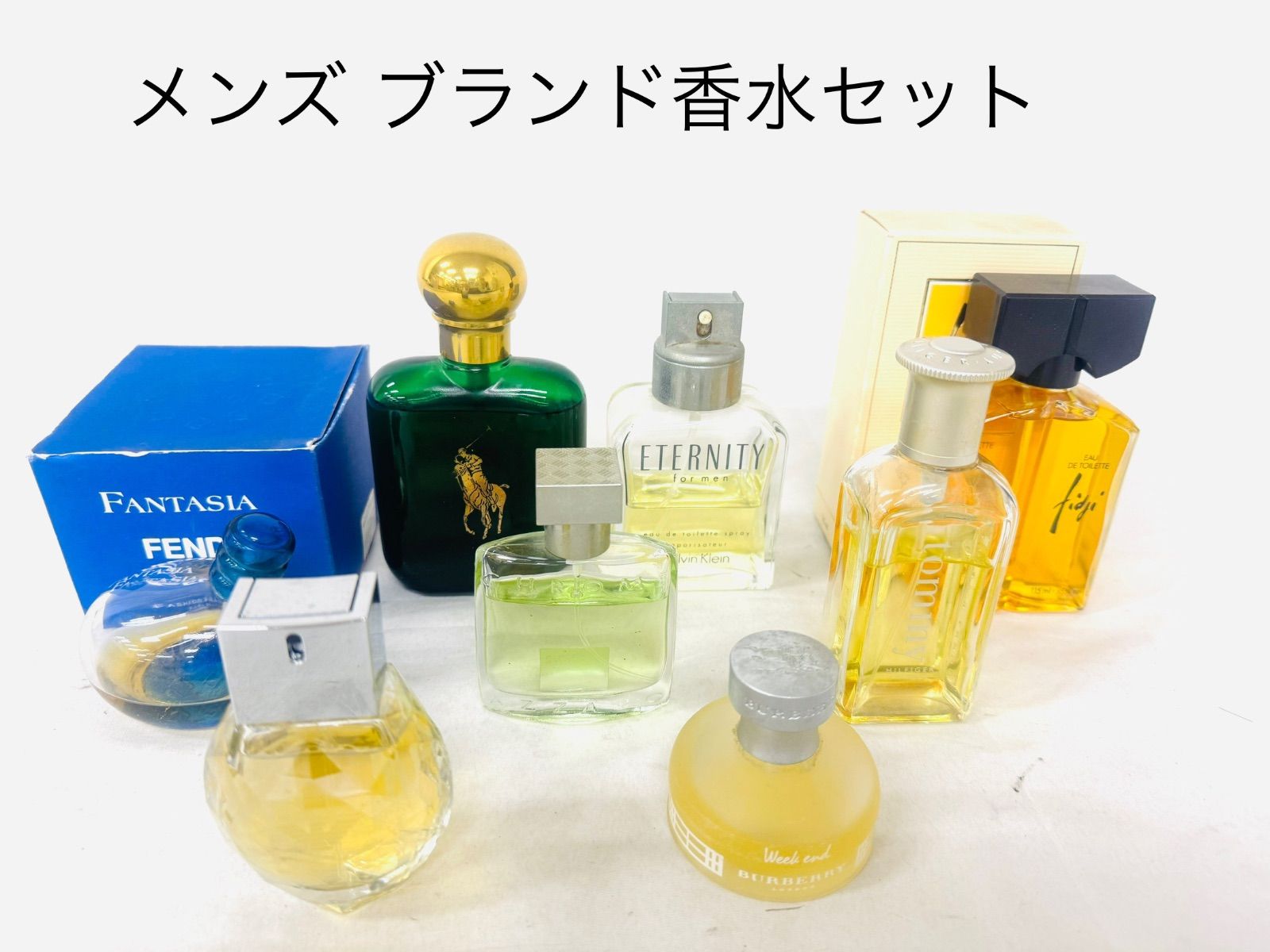 メンズ 香水 8点セット パルファム オードトワレ コロン Ralph Lauren FENDI Burberry 他 az MSID383