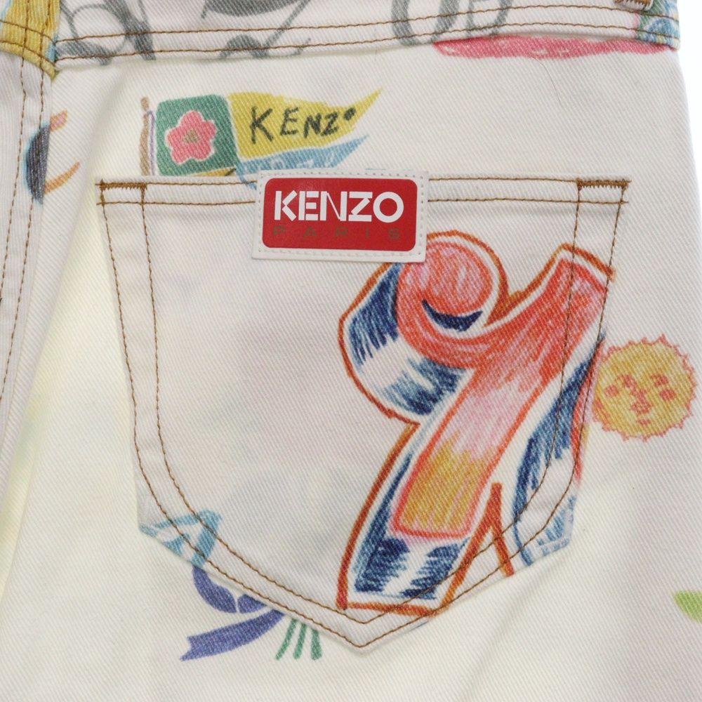 KENZO (ケンゾー) Drawn Varsity ASAGAO JEANS FE55DP331913