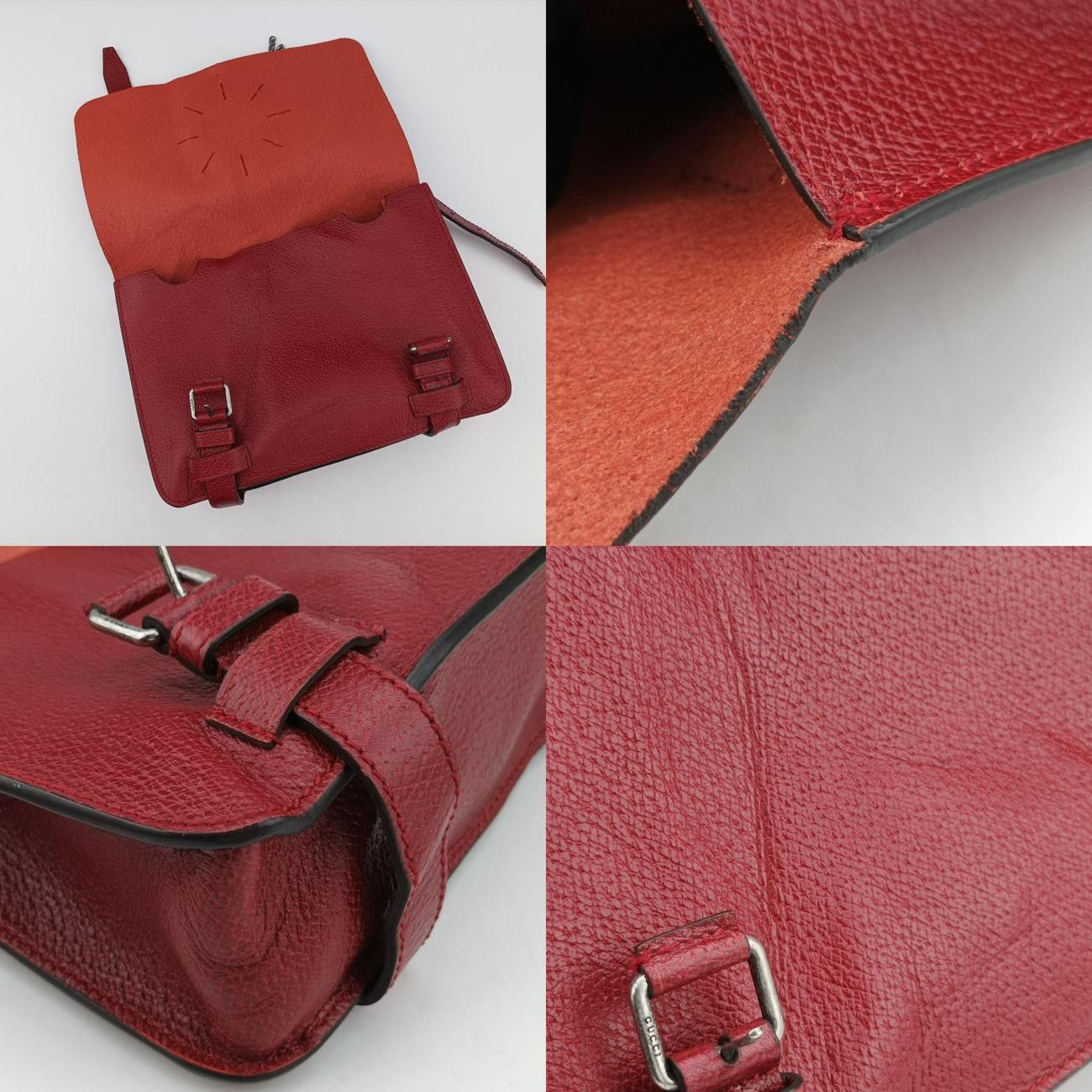 グッチGucciバンブーレッドレザー484676B022976261