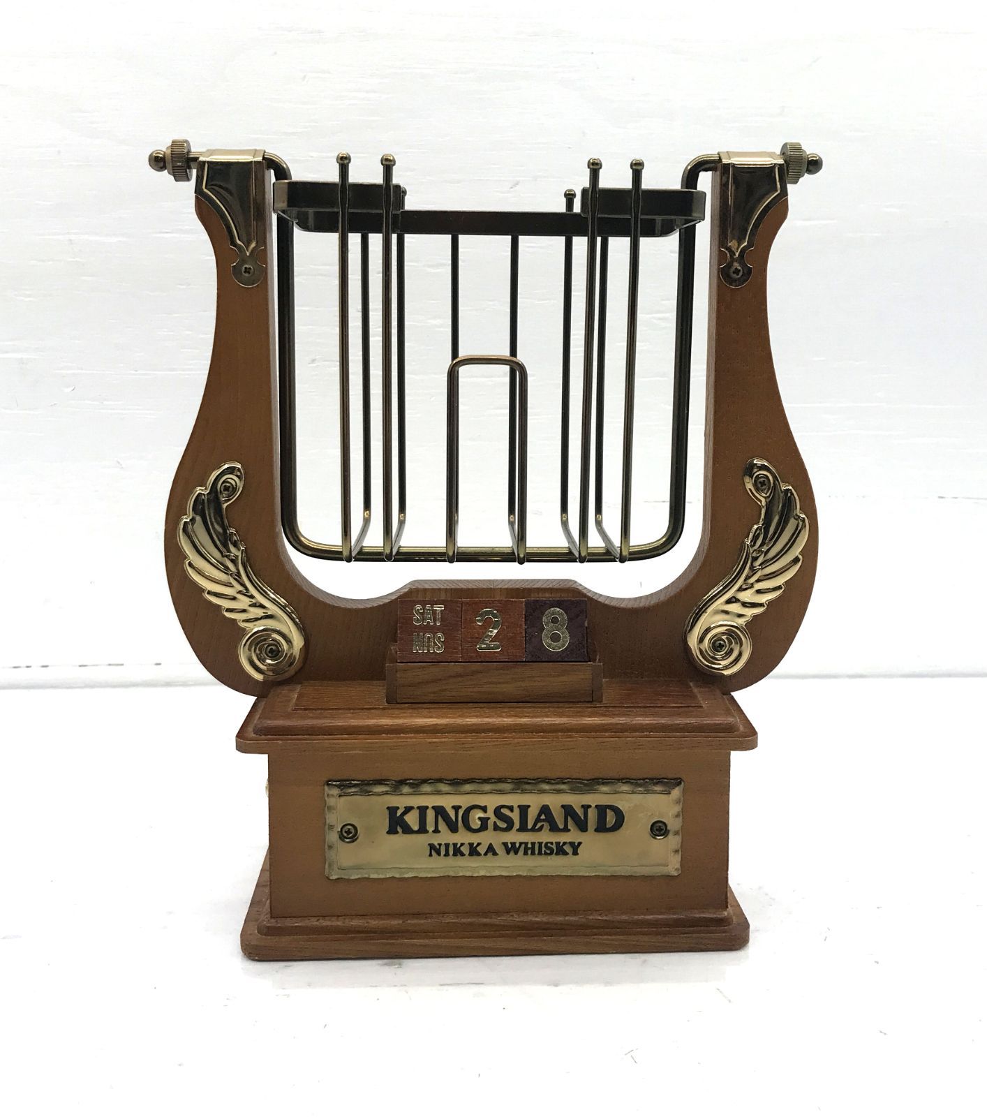 盛岡68-0019 ニッカキングスランドスイングウッドスタンド 80年代 ヴィンテージ NIKKA WHISKY KINGSLAND |80