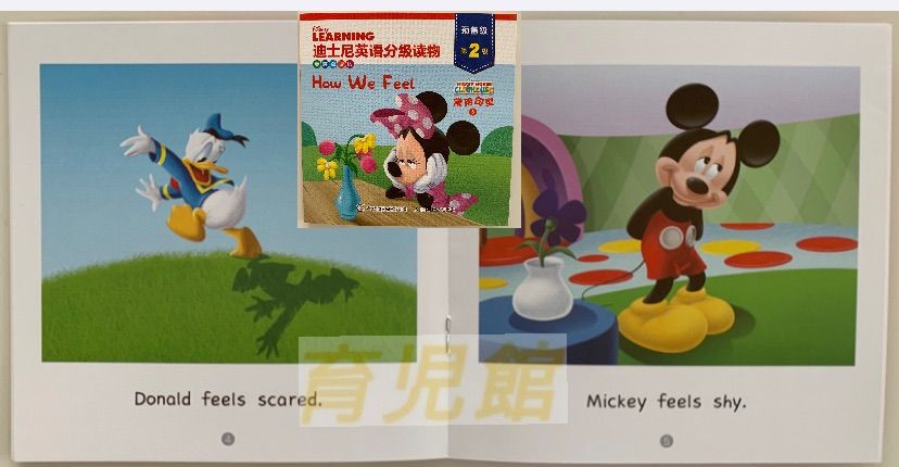 Disney Learning Pre1 Phonics＆Pre2 日常会話文-